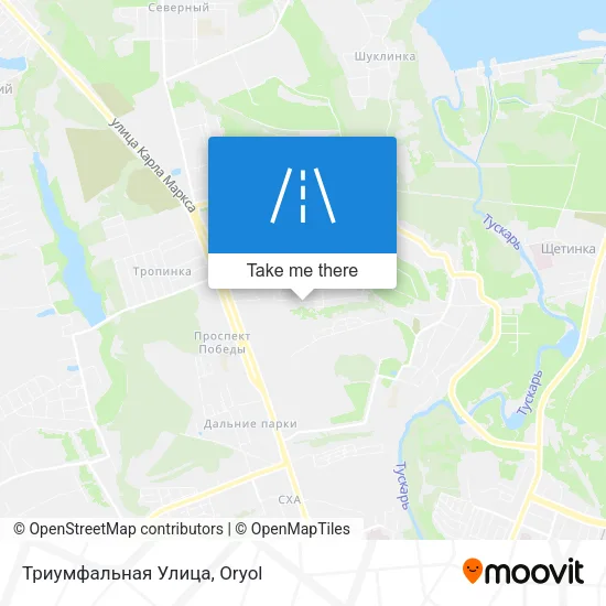 Триумфальная Улица map
