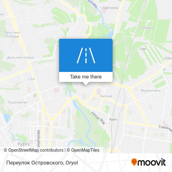 Переулок Островского map