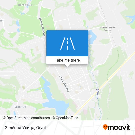 Зелёная Улица map