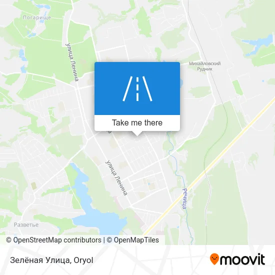 Зелёная Улица map