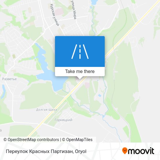 Переулок Красных Партизан map
