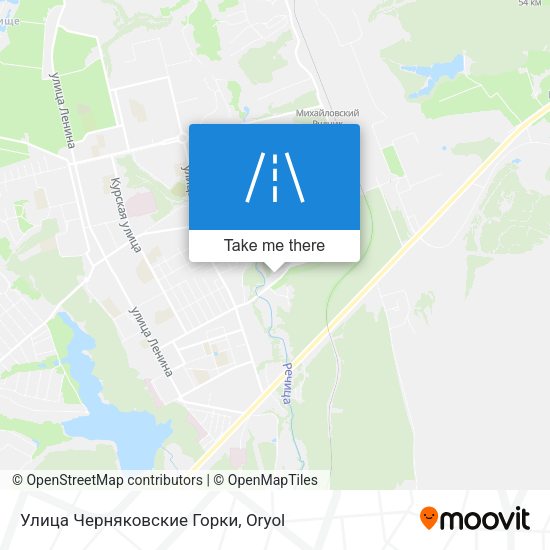 Улица Черняковские Горки map