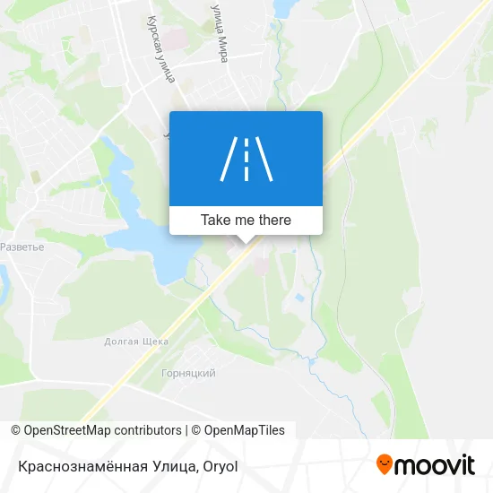 Краснознамённая Улица map