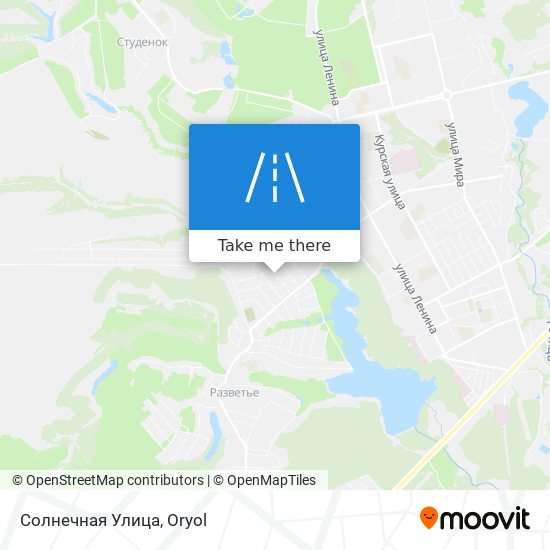 Солнечная Улица map