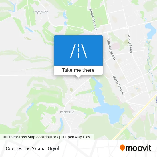 Солнечная Улица map