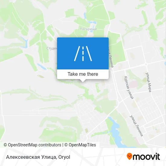Алексеевская Улица map