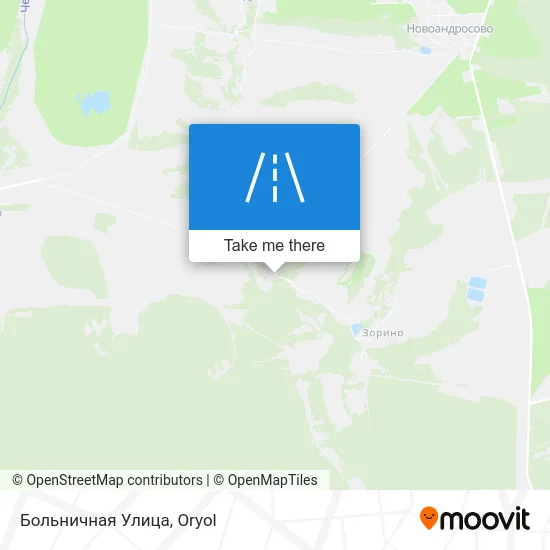 Больничная Улица map