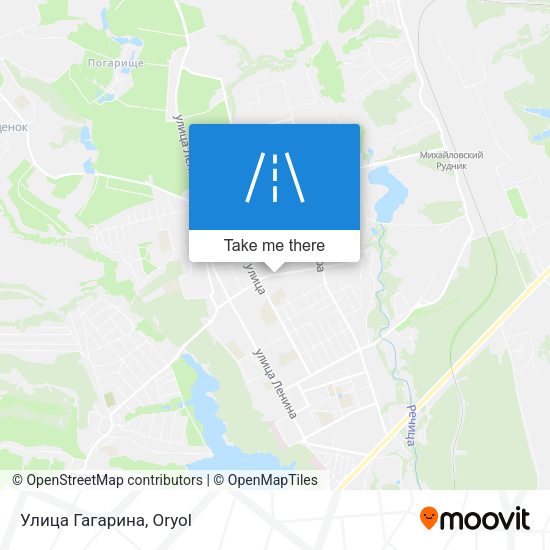 Улица Гагарина map