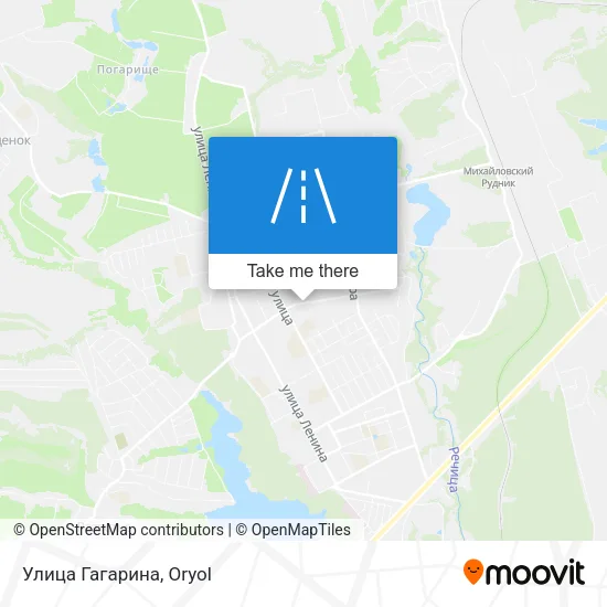Улица Гагарина map