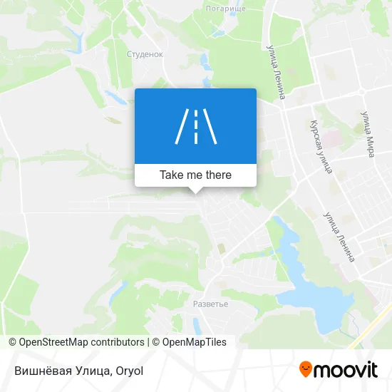 Вишнёвая Улица map