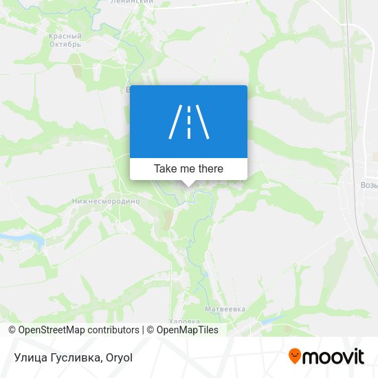 Улица Гусливка map