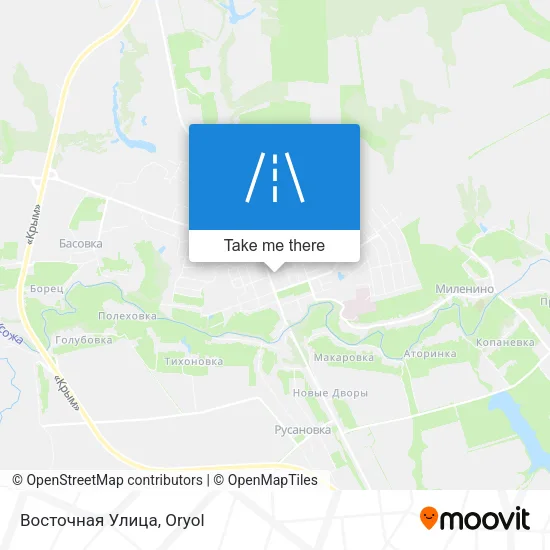 Восточная Улица map