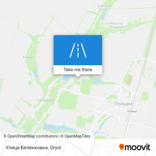 Улица Беленковка map