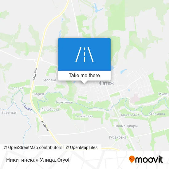 Никитинская Улица map