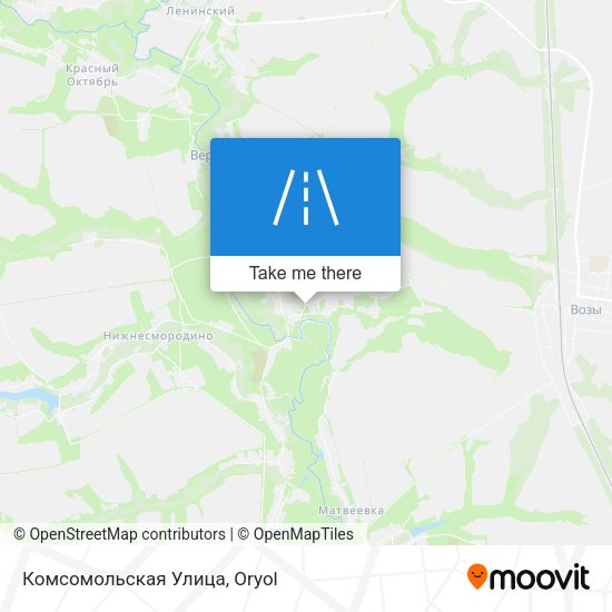 Комсомольская Улица map