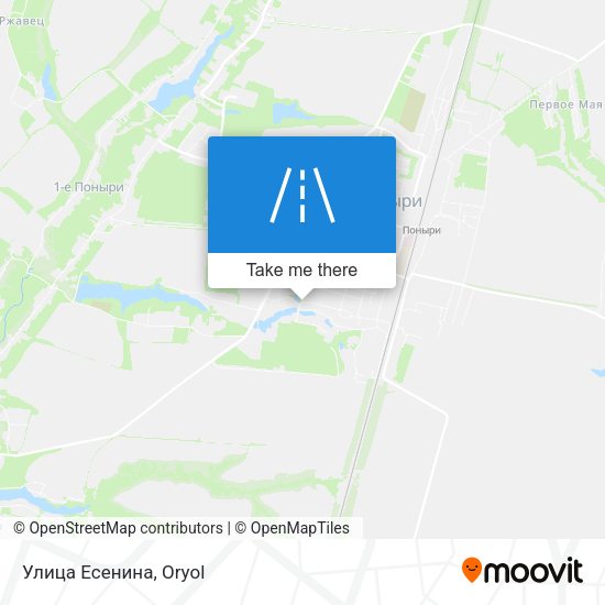 Улица Есенина map