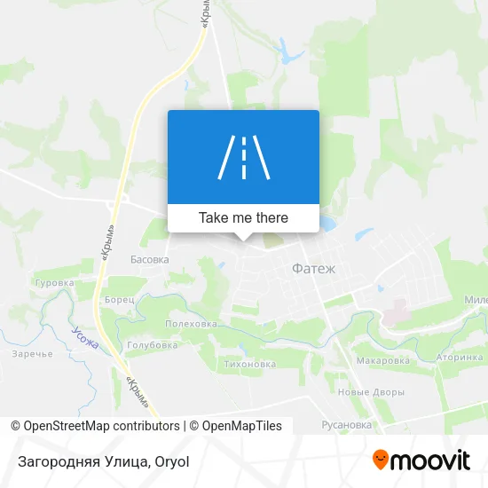 Загородняя Улица map