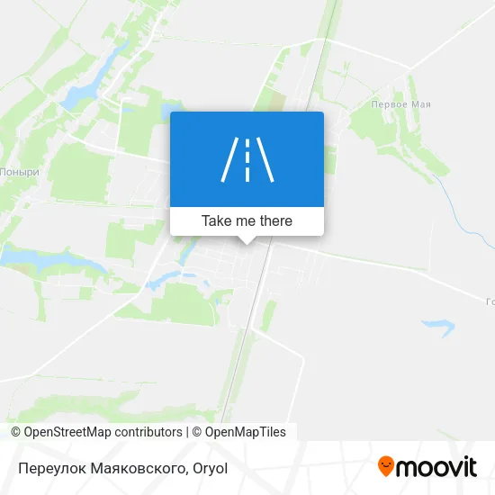 Переулок Маяковского map