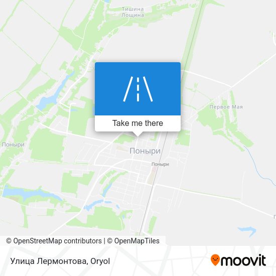 Улица Лермонтова map