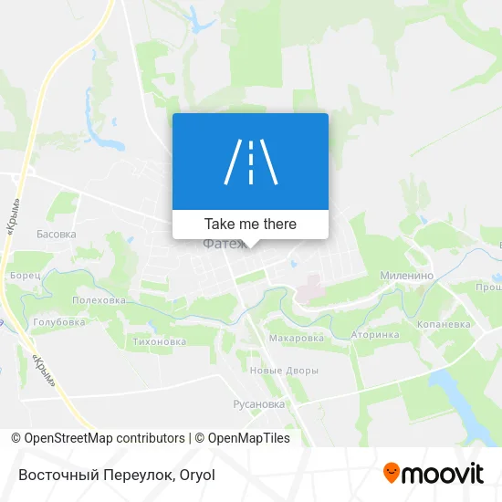 Восточный Переулок map