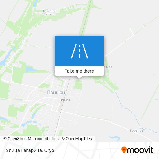 Улица Гагарина map