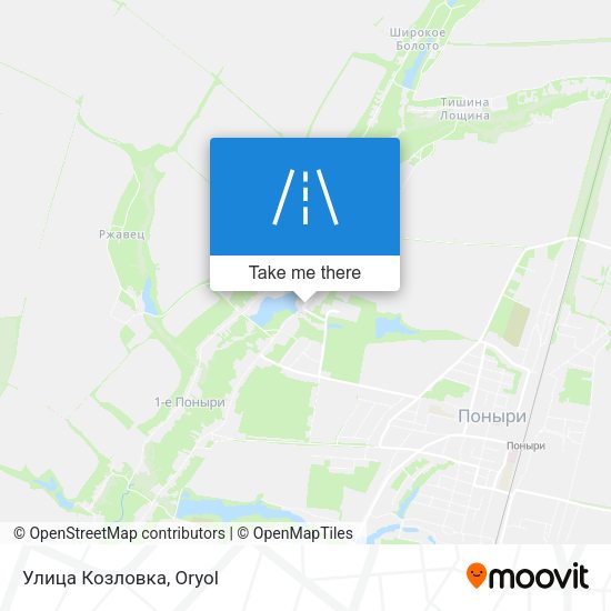 Улица Козловка map