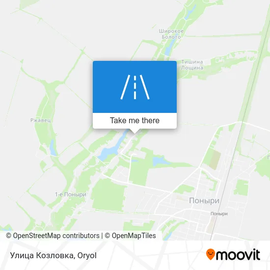 Улица Козловка map