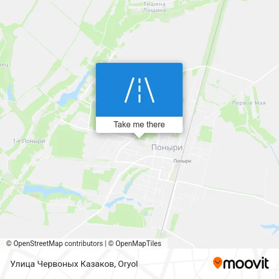 Улица Червоных Казаков map