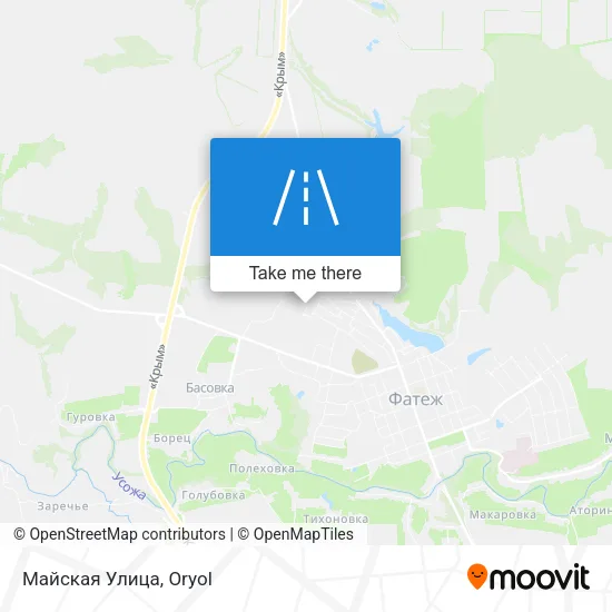 Майская Улица map