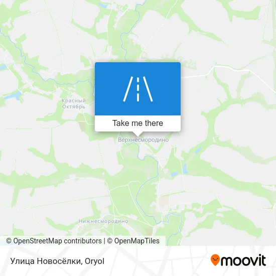 Улица Новосёлки map