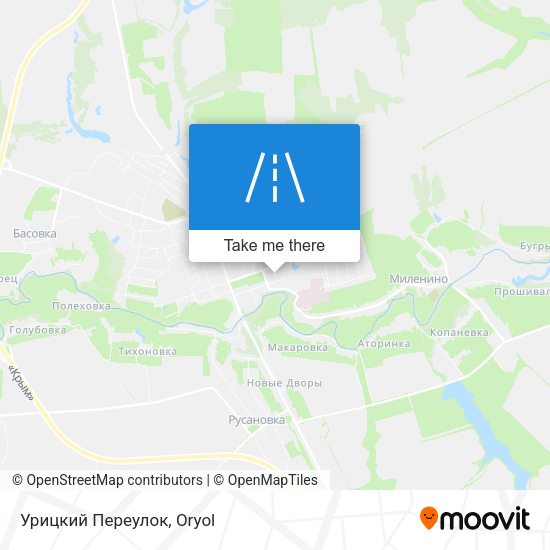 Урицкий Переулок map