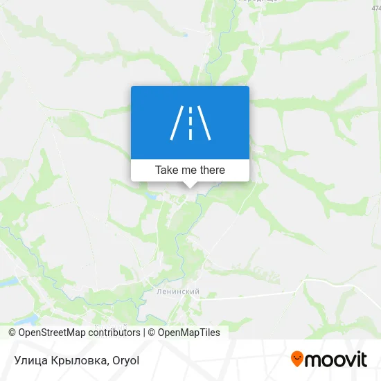 Улица Крыловка map