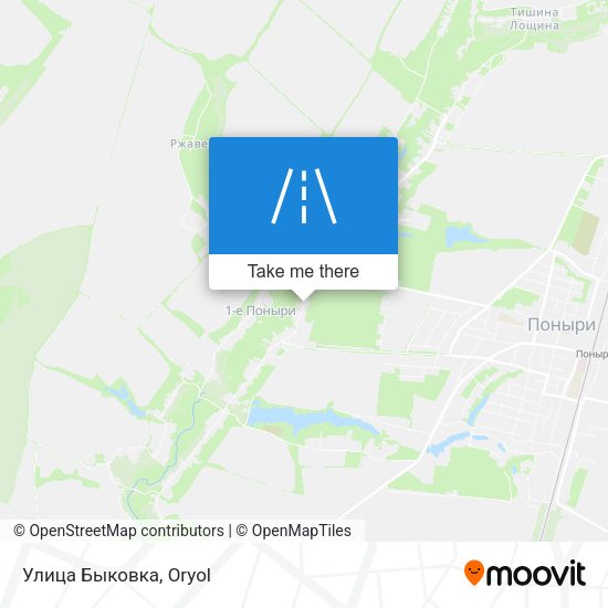 Улица Быковка map