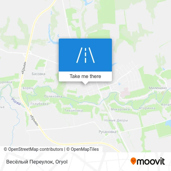 Весёлый Переулок map