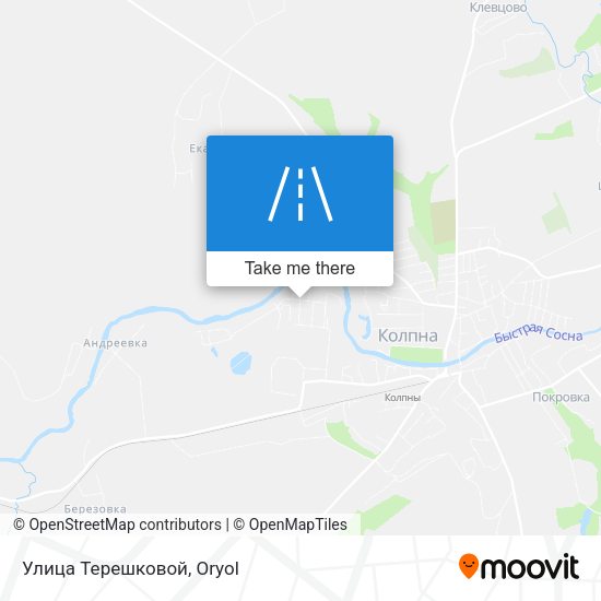Улица Терешковой map