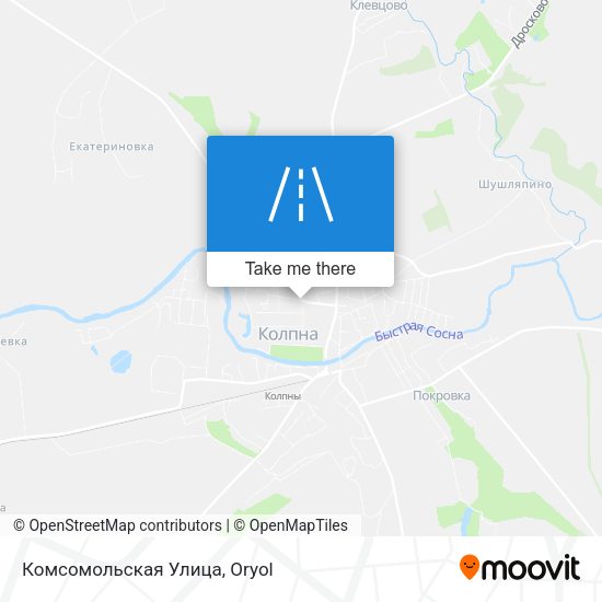 Комсомольская Улица map