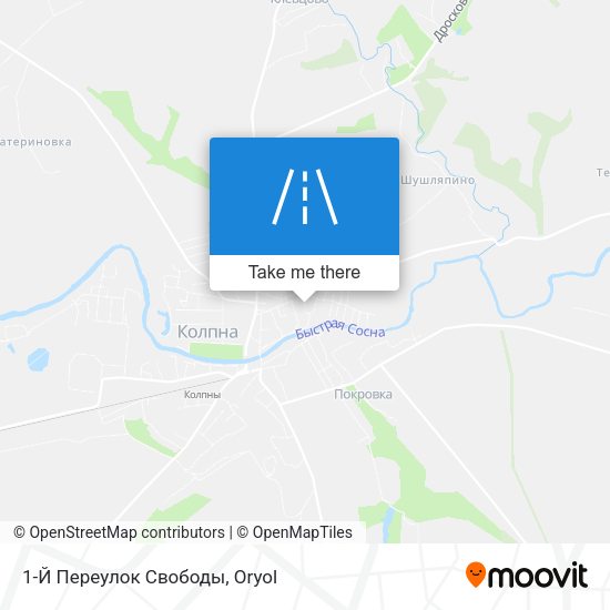 1-Й Переулок Свободы map