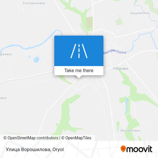Улица Ворошилова map