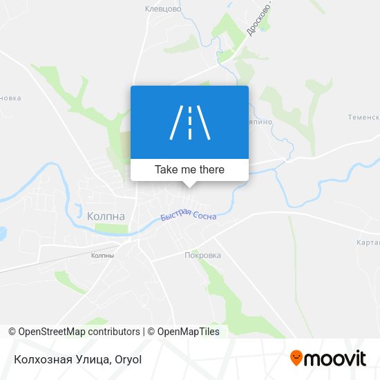 Колхозная Улица map