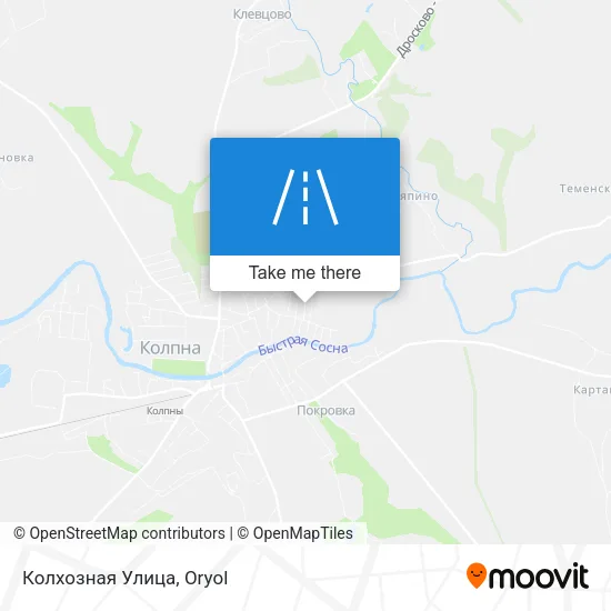 Колхозная Улица map