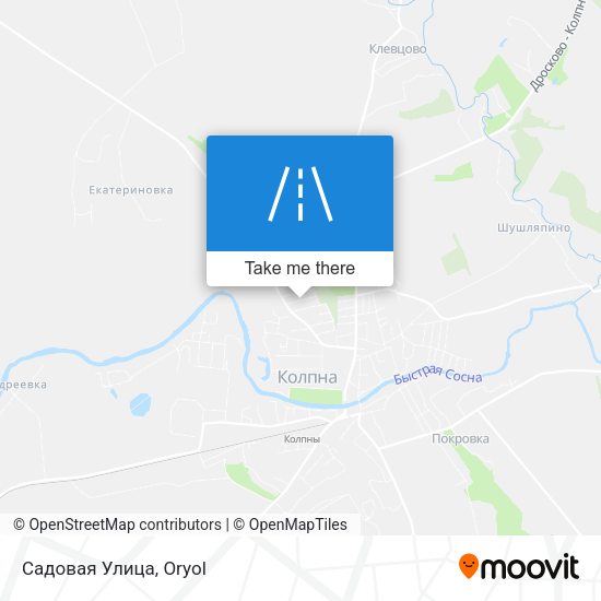 Садовая Улица map