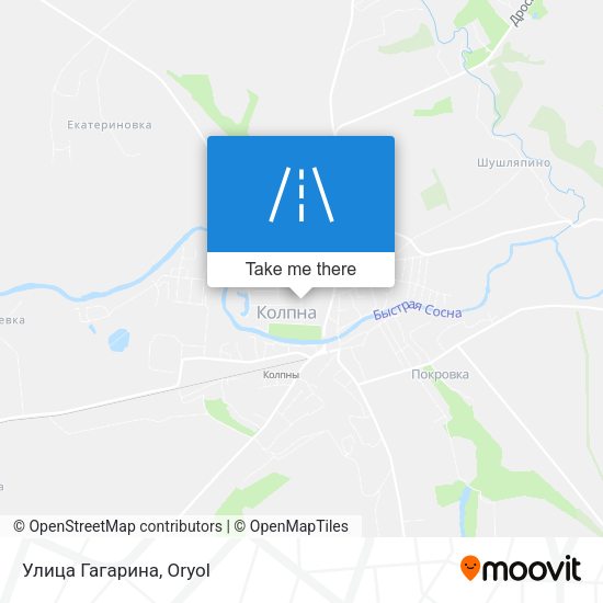 Улица Гагарина map