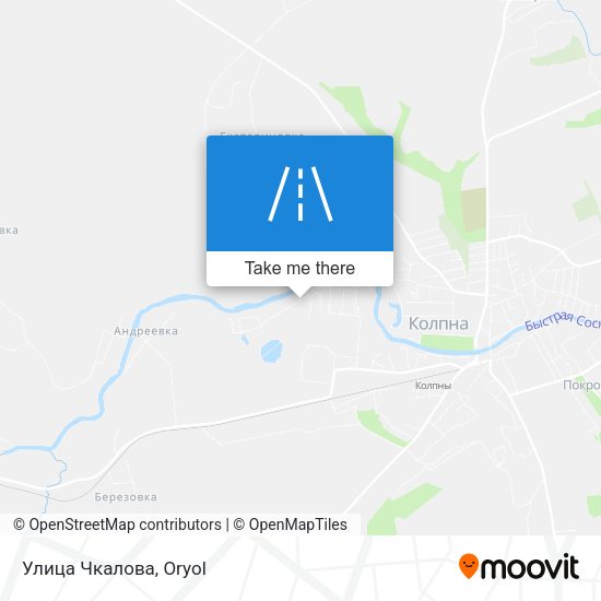 Улица Чкалова map