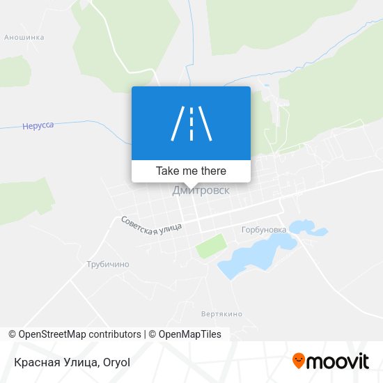 Красная Улица map