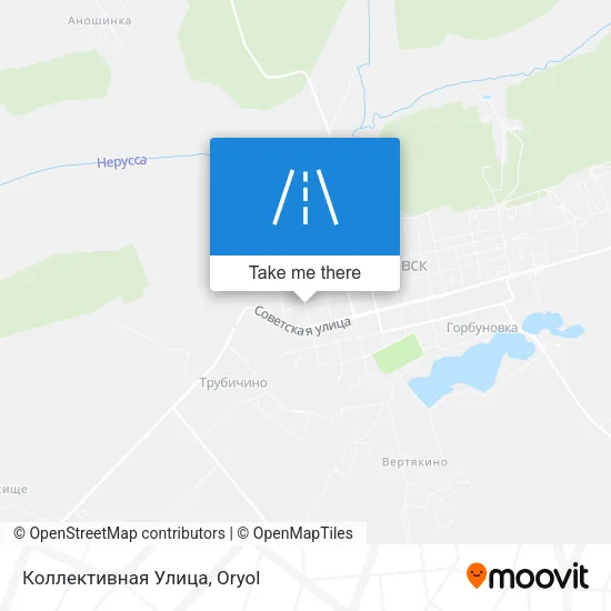 Коллективная Улица map