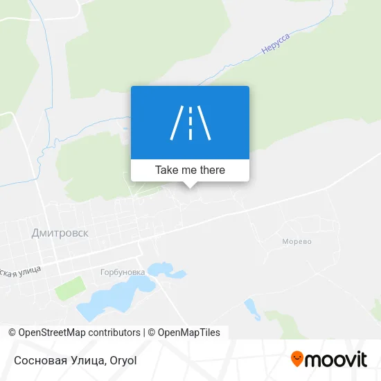 Сосновая Улица map