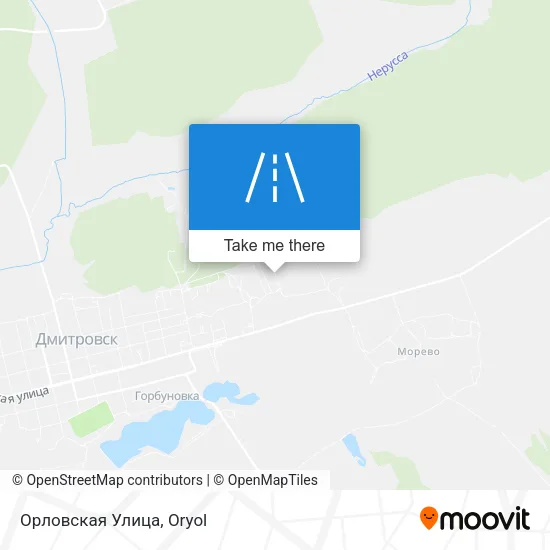 Орловская Улица map