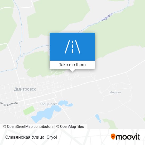 Славянская Улица map