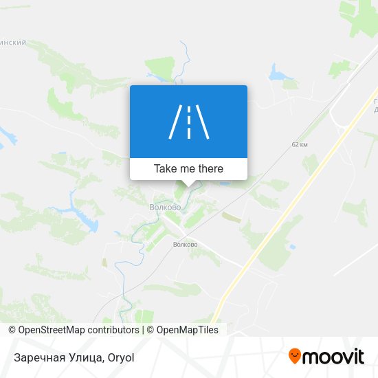 Заречная Улица map