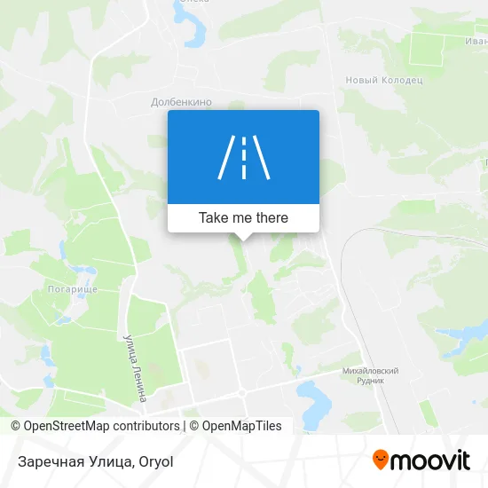 Заречная Улица map